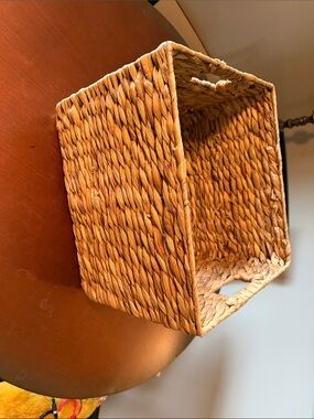 Woven Storage Basket - Natural Tan